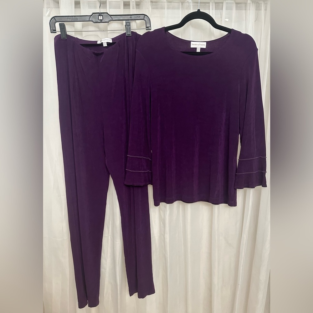Elegant Purple Women's Pantsuit